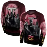 troy trojans halloween vibes red black hoodie best selling
