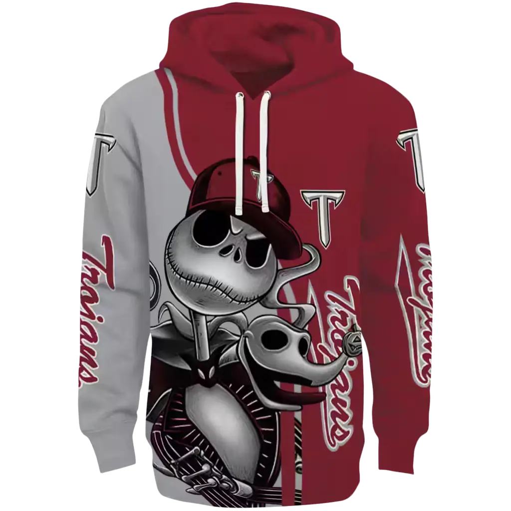 troy trojans jack skellington red hoodie best selling troy trojans jack skellington red hoodie best selling