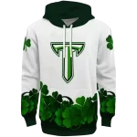 troy trojans lucky motif white green hoodie best selling