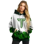 troy trojans lucky motif white green hoodie best selling