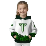 troy trojans lucky motif white green hoodie best selling