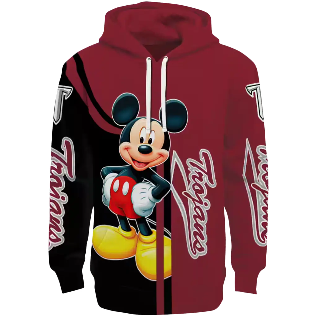 troy trojans mickey mouse red black hoodie best selling troy trojans mickey mouse red black hoodie best selling