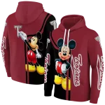 troy trojans mickey mouse red black hoodie best selling