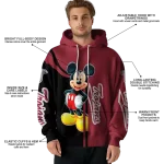 troy trojans mickey mouse red black hoodie best selling