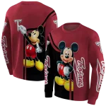 troy trojans mickey mouse red black hoodie best selling