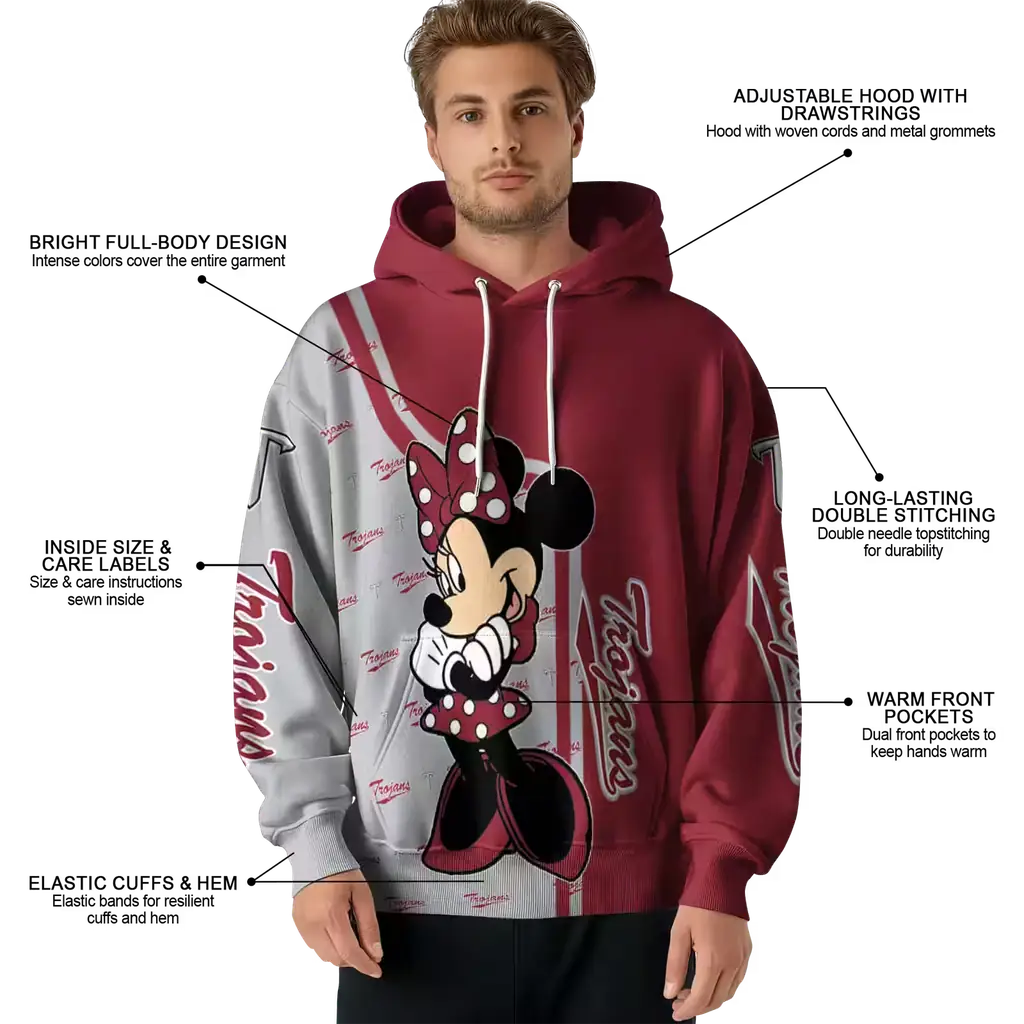 troy trojans minnie mouse red hoodie latest model troy trojans minnie mouse red hoodie latest model