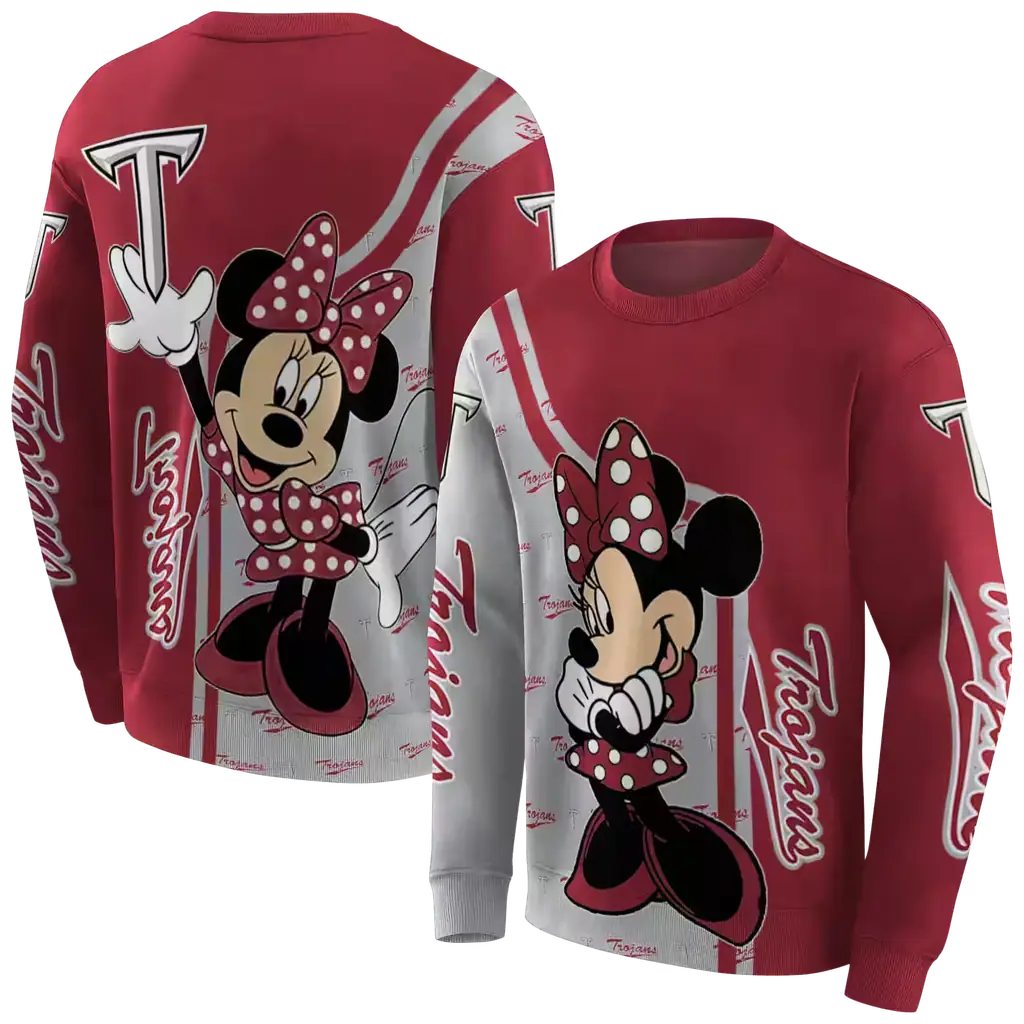 troy trojans minnie mouse red hoodie premium grade troy trojans minnie mouse red hoodie premium grade