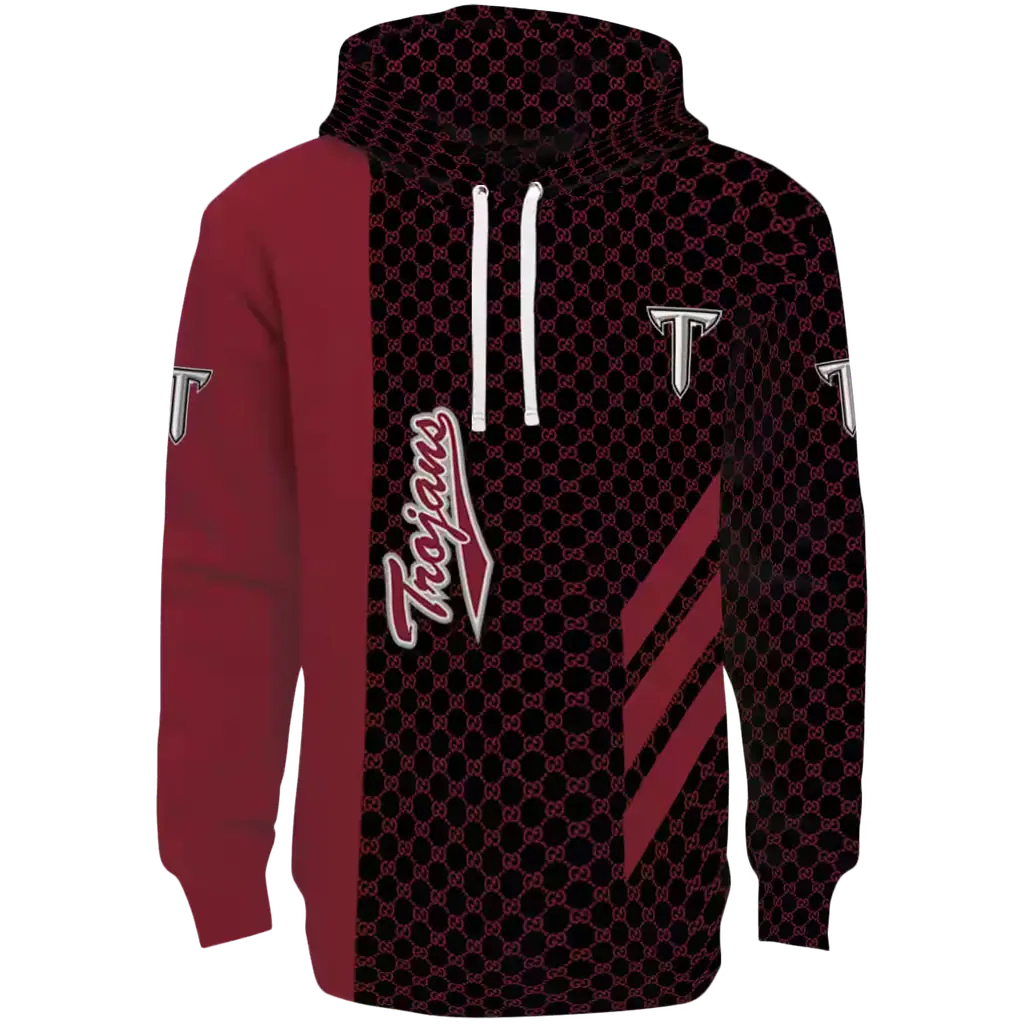 troy trojans monogram pattern red hoodie best selling troy trojans monogram pattern red hoodie best selling