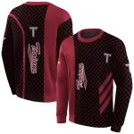 troy trojans monogram pattern red hoodie best selling