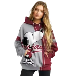 troy trojans playful snoopy red hoodie best selling