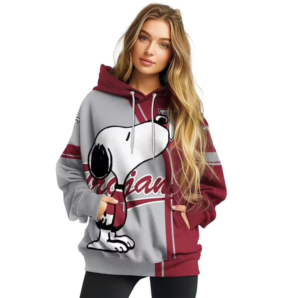 troy trojans playful snoopy red hoodie high quality troy trojans playful snoopy red hoodie high quality
