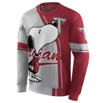 troy trojans playful snoopy red hoodie best selling
