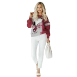 troy trojans playful snoopy red hoodie best selling