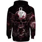 troy trojans skull artwork red black hoodie best selling
