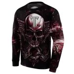 troy trojans skull artwork red black hoodie best selling