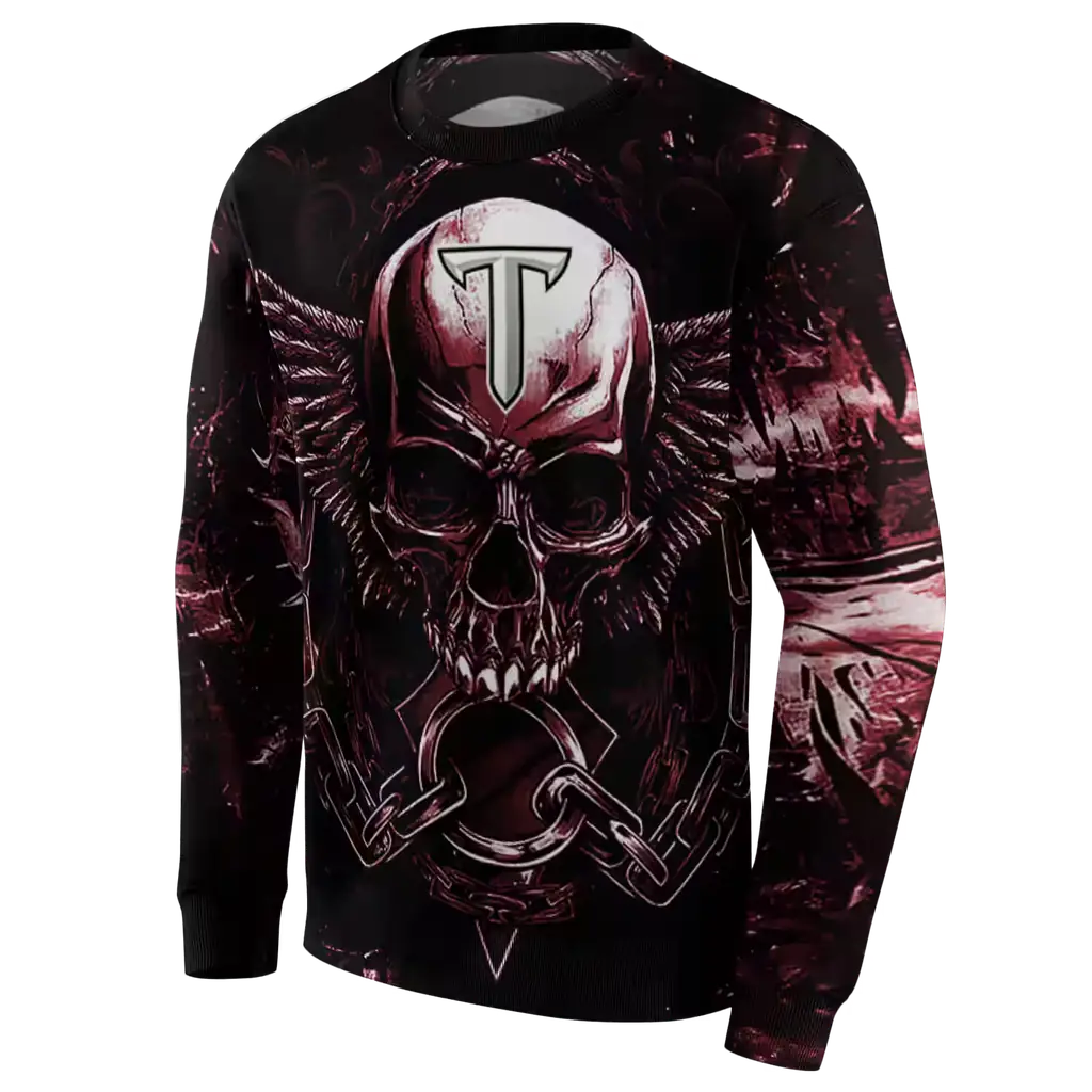 troy trojans skull artwork red black hoodie new arrival troy trojans skull artwork red black hoodie new arrival