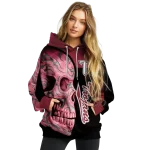 troy trojans skull motif red black hoodie best selling
