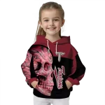 troy trojans skull motif red black hoodie best selling