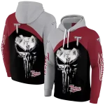 troy trojans skull punisher grey black hoodie best selling