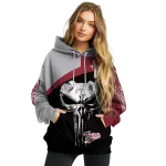 troy trojans skull punisher grey black hoodie best selling