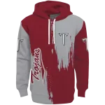 troy trojans splatter effect red hoodie best selling
