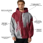 troy trojans splatter effect red hoodie best selling