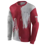 troy trojans splatter effect red hoodie best selling