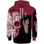 troy trojans sugar skull red black hoodie best selling
