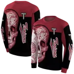 troy trojans sugar skull red black hoodie best selling