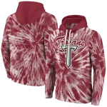 troy trojans tie dye pattern red hoodie best selling