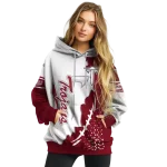 troy trojans triangular pattern red white hoodie best selling