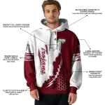 troy trojans triangular pattern red white hoodie best selling