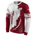 troy trojans triangular pattern red white hoodie best selling
