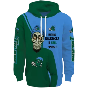 tulane green wave achmed skull green hoodie best selling