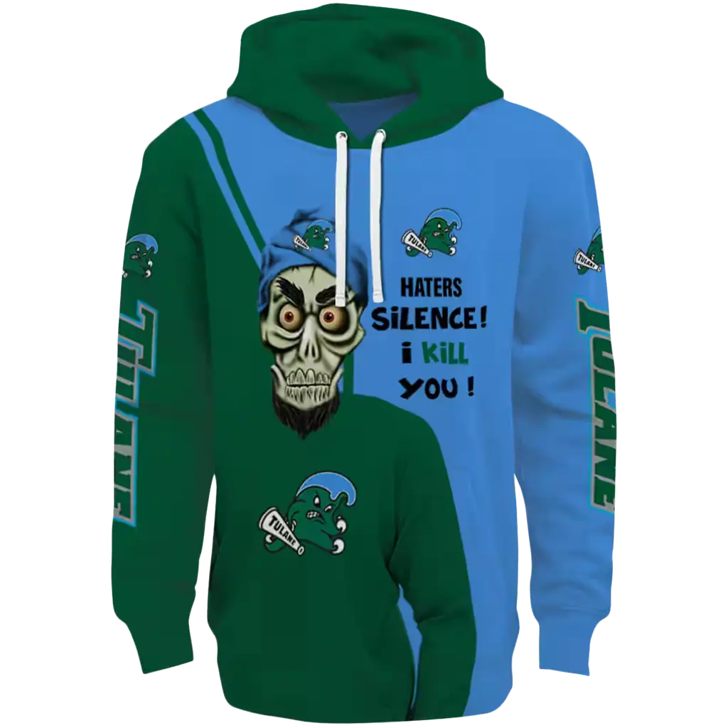 tulane green wave achmed skull green hoodie best selling tulane green wave achmed skull green hoodie best selling