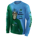 tulane green wave achmed skull green hoodie best selling