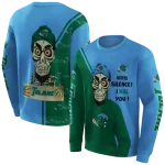 tulane green wave achmed skull green hoodie best selling