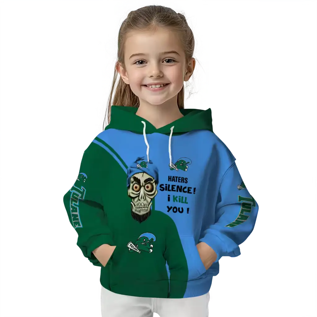 tulane green wave achmed skull green hoodie top rated tulane green wave achmed skull green hoodie top rated