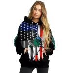 tulane green wave american pride black hoodie best selling