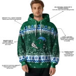 tulane green wave christmas trees green hoodie best selling