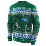 tulane green wave christmas trees green hoodie best selling