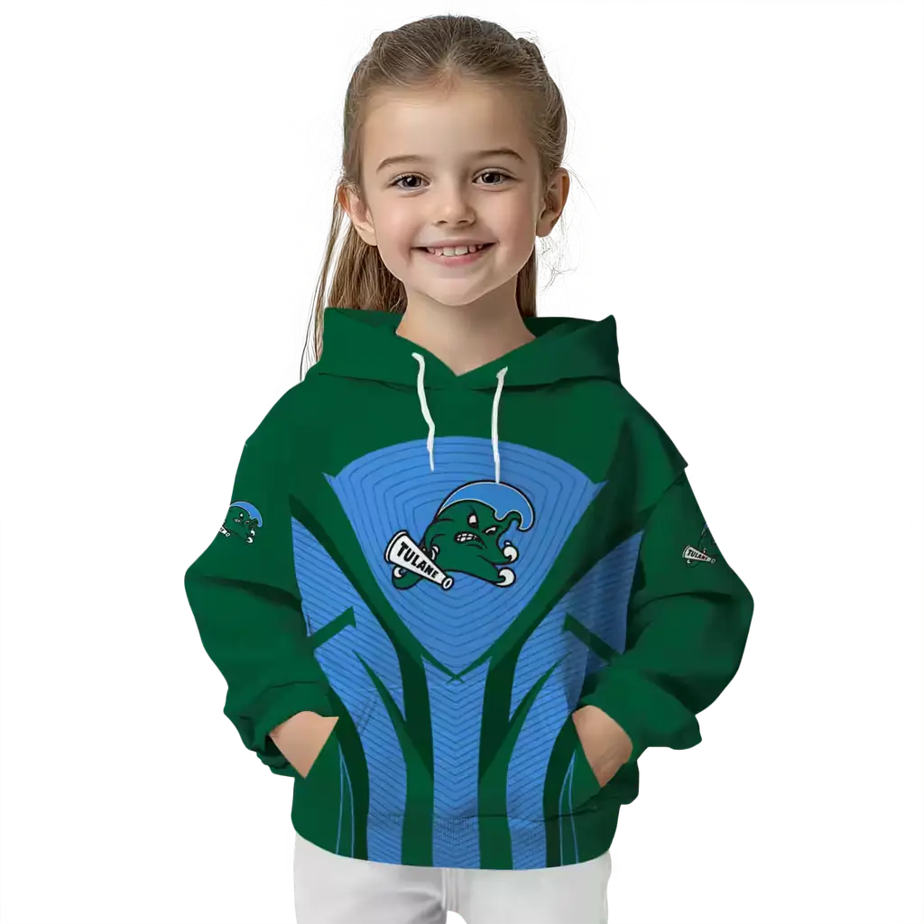 tulane green wave concentric lines green black hoodie top rated tulane green wave concentric lines green black hoodie top rated