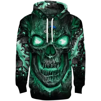 tulane green wave demonic skull green black hoodie best selling