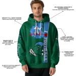 tulane green wave football heartbeat green hoodie best selling