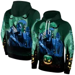 tulane green wave halloween vibes green black hoodie best selling