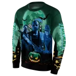 tulane green wave halloween vibes green black hoodie best selling