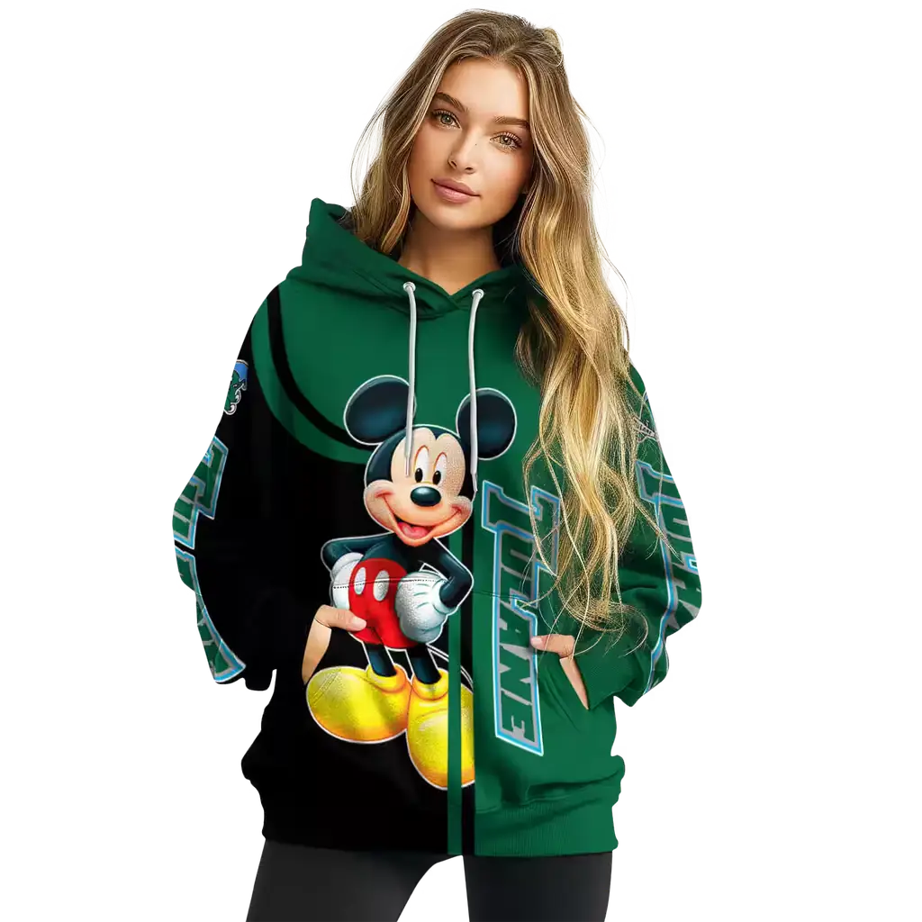 tulane green wave mickey mouse green black hoodie high quality tulane green wave mickey mouse green black hoodie high quality