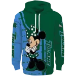 tulane green wave minnie mouse green hoodie best selling