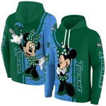 tulane green wave minnie mouse green hoodie best selling