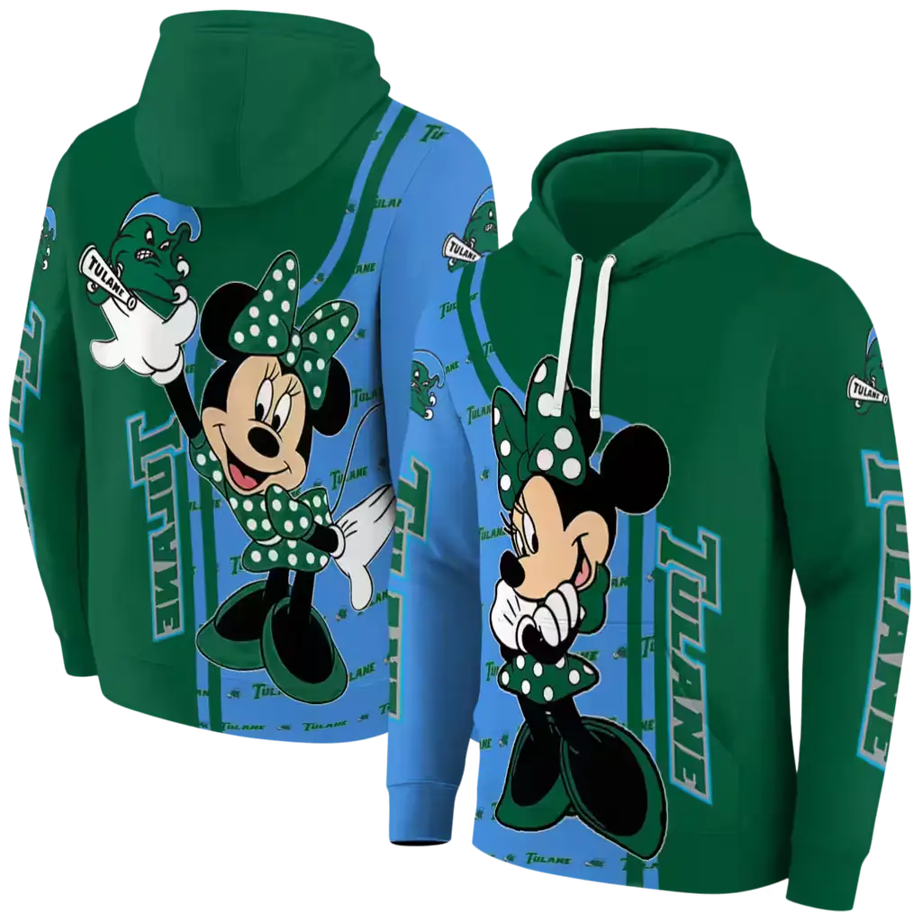 tulane green wave minnie mouse green hoodie fashion forward tulane green wave minnie mouse green hoodie fashion forward